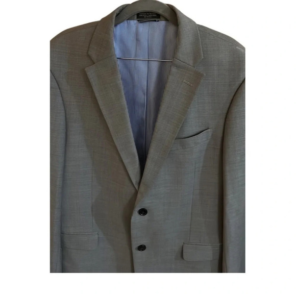 Tommy Hilfiger Gray Wool Blazer Suit Jacket Size 40R - Picture 4 of 9